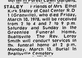 Ethel Kirk Staley